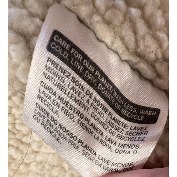 Levis Denim Jacket Sherpa Lined Trucker Jean Coat Classic rugged Women’s S - Picture 10 of 11